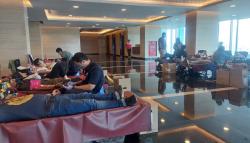Bareng MNC Peduli Gelar Donor Darah, PMI Depok : Antusiasme Karyawan Bagus<