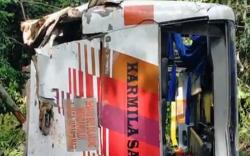 Bus Bawa Atlet Taekwondo Asal PPU Masuk Jurang Sedalam 50 Meter, 6 Orang Luka-luka