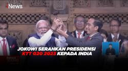 Jokowi Serahkan Presidensi KTT G20 2023 kepada India