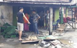 Motor Pengepul BBM Terbakar, Rumah dan Warung di Lubuklinggau Ikut Hangus<