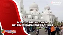 Usai Diresmikan, Masjid Sheikh Zayed Solo Belum Bisa untuk Salat Jumat