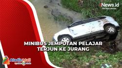 Melaju Kencang di Jalanan Licin, Minibus Jemputan Pelajar Terjun ke Jurang di Purwakarta