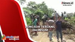 Material Longsor Tutupi Jalan, Arus Lalin Sibolga-Padangsidimpuan Lumpuh 5 Jam
