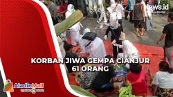 Dampak Gempa Cianjur, Korban Jiwa Bertambah jadi 61 Orang