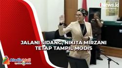 Jalani Sidang Lanjutan, Nikita Mirzani Tampil Modis dengan Jaket Tahanan