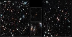 Potret Dua Galaksi Awal, Lebih Terang dari Perkiraan