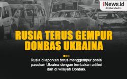 Infografis Rusia Gempur Donbas dengan 400 Serangan Artileri dalam Sehari
