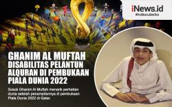 Infografis Ghanim Al Muftah, Disabilitas Pelantun Alquran di Pembukaan Piala Dunia 2022