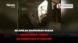 Gempa di Cianjur mengakibatkan sejumlah bangunan rusak
