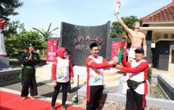  Kirab Obor Pospenas IX Dimulai dari Mrapen Grobogan Menuju Stadion Manahan Solo