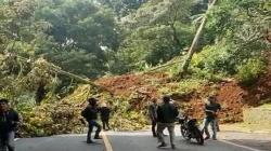 Diguncang Gempa, Jalur Cianjur-Puncak Longsor, Lalu Lintas Lumpuh <