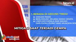 Begini Mitigasi saat Terjadi Gempa