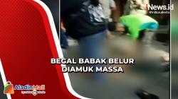 Meresahkan, Begal Motor di Pulo Gadung Tertangkap dan Babak Belur Diamuk Massa