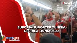 Suporter Tunisia Bernyanyi Yel-Yel Jelang Lawan Denmark di Piala Dunia 2022