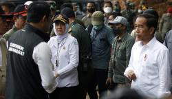 Presiden Jokowi Temui Korban Gempa Cianjur<