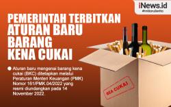 Infografis Pemerintah Terbitkan Aturan Baru Barang Kena Cukai