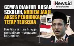 Infografis Gempa Cianjur Rusak Sekolah, Nadiem Janji Akses Pendidikan Tetap Tersedia