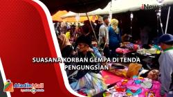 Korban Gempa Cianjur Diliputi Suasana Pilu di Tenda Pengungsian<