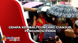 Gempa Kembali Guncang Cianjur, Tenda Pengungsi Lansia Ambruk