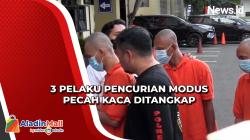 Kerap Beraksi di Jakarta Selatan, 3 Pencuri Spesialis Pecah Kaca Mobil Ditangkap