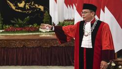 Hakim MK Guntur Hamzah Dilaporkan ke MKMK, Terancam Tak Ikut Sidang Sengketa Pilpres