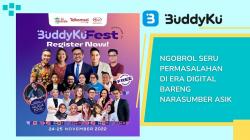 Hadiri Bincang Asik Soal Jurnalistik dan Work Life Balance di BuddyKu Fest!
