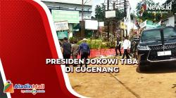 Presiden Jokowi Tiba di Cugenang, Begini Situasinya
