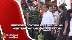 Cek Penanganan Korban Gempa, Presiden Jokowi Bersama Sejumlah Menteri Datangi RSUD Sayang