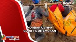 Bertepatan Hari Guru, Jenazah Guru TK Berhasil Dievakuasi dari Timbunan Longsor Pascagempa Cianjur