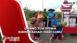 Hari Guru, Orang Tua Siswa di Semarang Beri Kejutan Hasil Panen