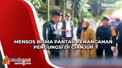 Kunjungi Cugenang, Mensos Risma Pantau Penanganan Pengungsi