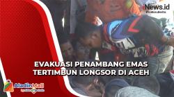Penambang Emas Tertimbun Longsor di Aceh Jaya, Evakuasi Berlangsung Dramatis