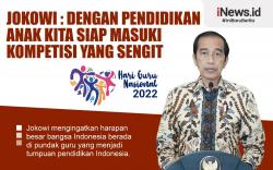Infografis Presiden Jokowi Ucapkan Hari Guru Nasional