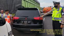 Kronologi Pajero Kepala BKD Jabar Tabrak Truk di Km 119.600 Tol Cipali<