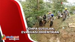 Petugas SAR Sempat Hentikan Pencarian Korban karena Gempa Susulan