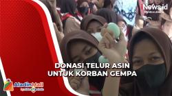 Donasi Korban Gempa Cianjur, Siswa SMA di Brebes Sumbang 3.000 Telur Asin