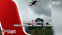 Basarnas Minta Maaf Tenda Pengungsi Rusak akibat Penyaluran Bantuan Lewat Helikopter