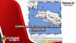  Pagi Ini Gempa Magnitudo 3,5 Guncang Sukabumi Terasa Hingga Bogor