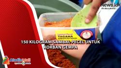  Sambal Pecel 150 Kilogram Dikirim Tagana Kabupaten Kediri untuk Korban Gempa Cianjur