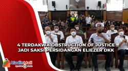 4 Terdakwa Obstruction of Justice Dihadirkan JPU Sebagai Saksi di Sidang Eliezer dkk