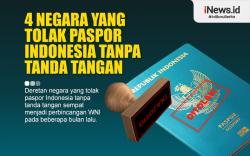 Infografis Negara yang Tolak Paspor Indonesia Tanpa Tanda Tangan
