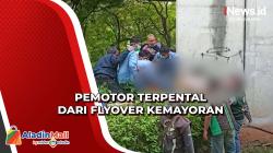 Pemotor Kritis setelah Terpental dari Flyover Kemayoran Setinggi 10 Meter