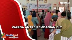 Warga Indramayu Rela Antre dari Pagi Demi Bantuan Tunai Pemerintah<