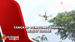 Gunakan Drone, Sudin LH Jaktim Tangkap Pembuang Sampah Sembarangan