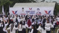 Ratusan Emak-Emak di Subang Semangat 45 Senam Sehat Bersama Partai Perindo<