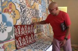 Unik, Perajin di Magelang Ciptakan Tegel Motif Piala Dunia 2022 Qatar