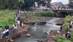 Aksi 1.000 Alumni Planologi Undip Bersih-Bersih Sungai