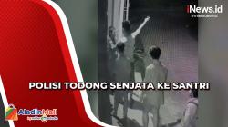 Oknum Polisi Ngamuk Todongkan Senjata ke Santri di Pesantren Gowa