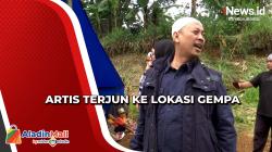 Salurkan Bantuan, Angel Lelga hingga Opick Terjun ke Lokasi Gempa Cianjur