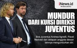 Infografis Andrea Agnelli dan Pavel Nedved Mundur dari Direksi Juventus